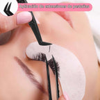 VEYES INC Pinzas de pestañas para extensiones de pestañas, pinzas d...