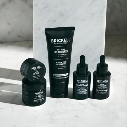 Brickell Rutina Antienvejecimiento Completa de Defensa para Hombres...