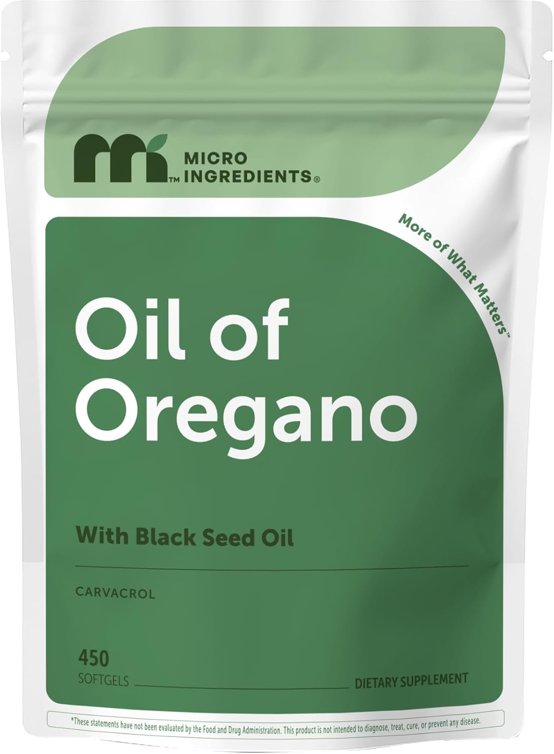 Micro Ingredients Cápsulas blandas de aceite de orégano con aceite...