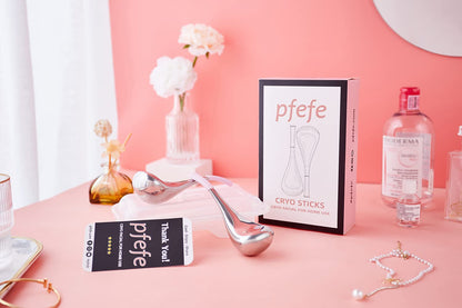pfefe Cryo Sticks - Globos de hielo para el cuidado de la piel faci...