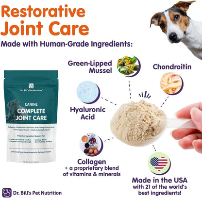 Dr. Bill's Canine Complete Joint Care - Suplemento avanzado par...