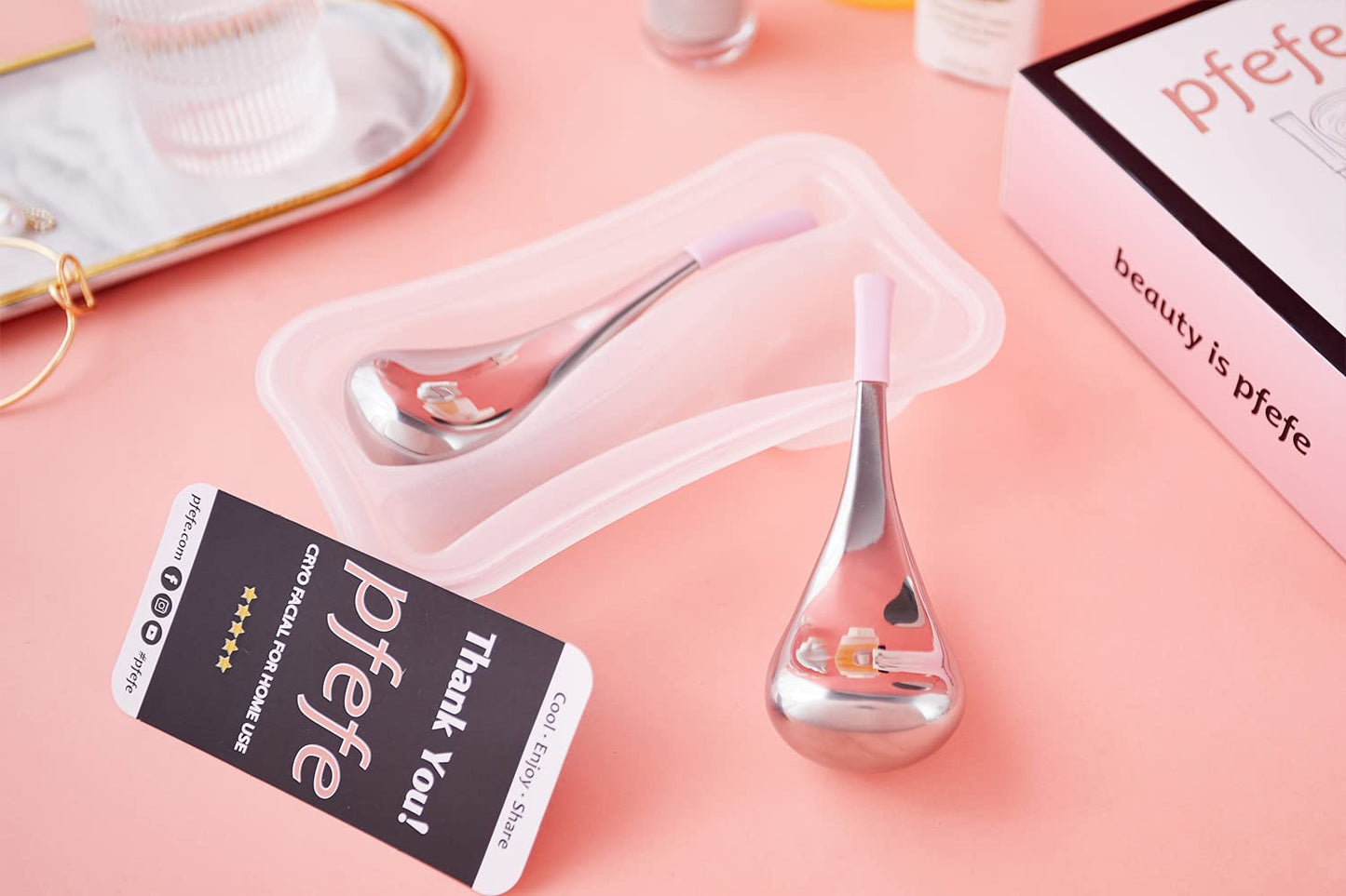 pfefe Cryo Sticks - Globos de hielo para el cuidado de la piel faci...