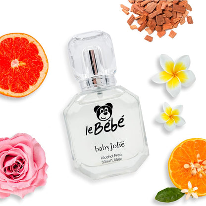 Baby Jolie Le Bebe - Perfume para niños con aroma a flores y frutas, perfume para bebé con fragancia delicada, espray de colonia para bebés sin alcohol para niños y niños pequeños
