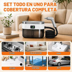 Limpiador a vapor, vaporizador ajustable de 3 niveles para limpieza...