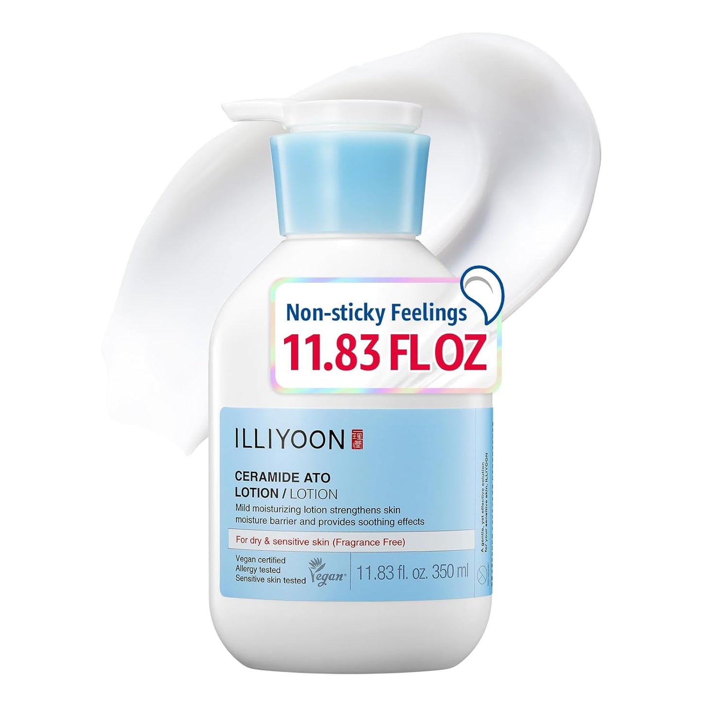 Illiyoon Ceramide Ato Lotion | Hidratante ligero para piel seca y s...