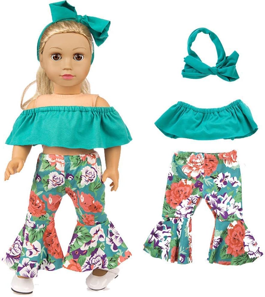 ZQDOLL 19 piezas de ropa de muñeca americana de regalo para ropa y...