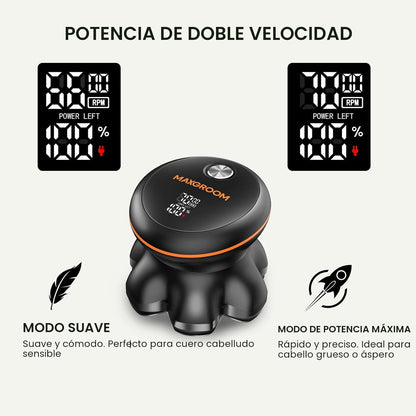 MAXGROOM® Afeitadora de cabeza para hombres calvos, maquinilla de a...
