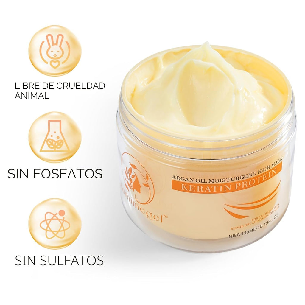 Aomimegel Máscara de Colágeno para el Cabello, Máscara de Aceite de...