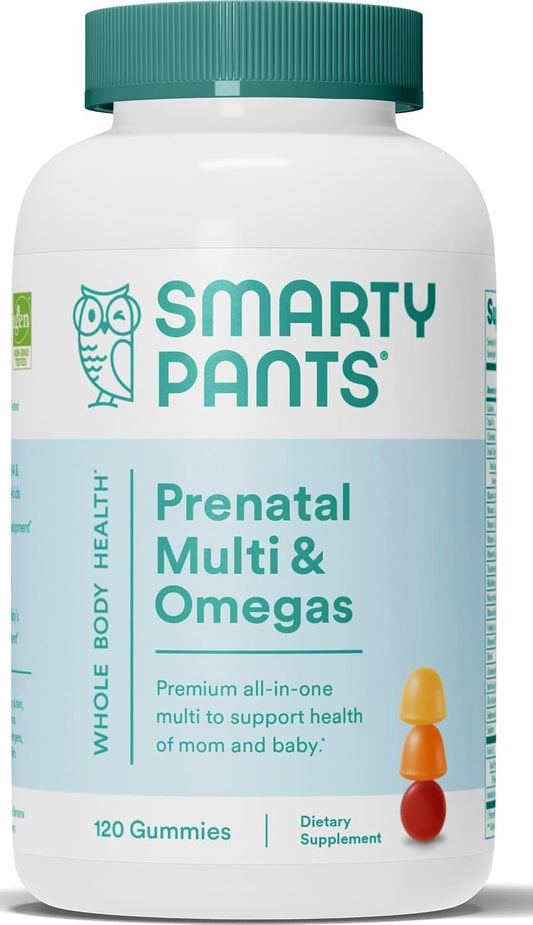 SmartyPants Vitaminas prenatales para mujeres, gomitas multivitamín...