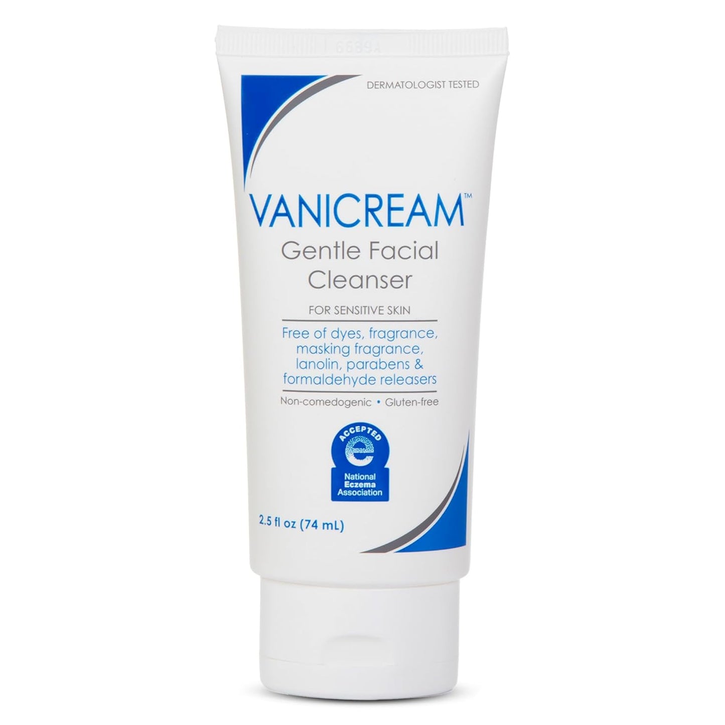 Vanicream Limpiador facial suave, 2.5 onzas líquidas, formulado sin...