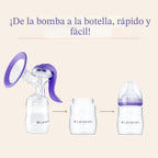 Lansinoh Extractor de leche manual, extractor de mano para lactanci...