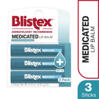 Blistex Bálsamo labial medicado, 0.15 onzas, 3 unidades (paquete de...