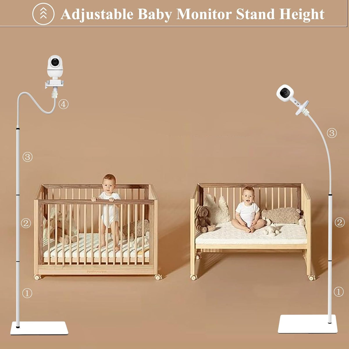 EYSAFT Soporte de piso para monitor de bebé, compatible con Nanit P...