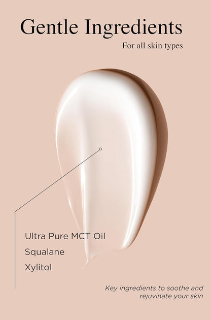 Crema facial para dermatitis seborreica para pieles sensibles, hidrata y apoya la barrera cutánea con aceite MCT, escualano, crema hidratante para rostro, cuero cabelludo y cuerpo, sin esteroides