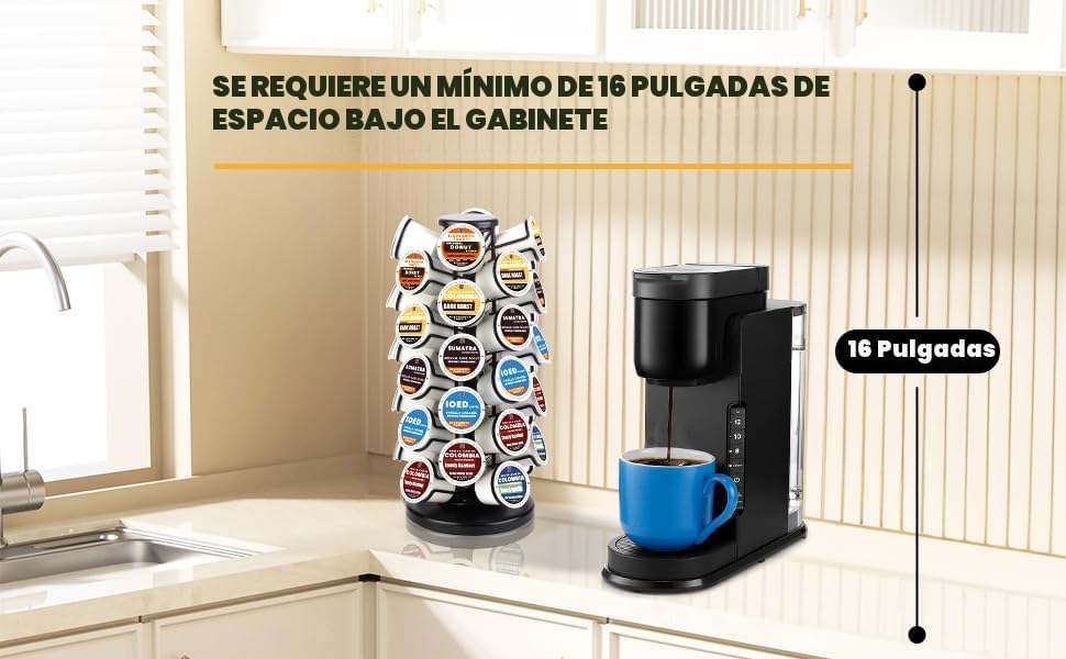 Soporte para tazas K - Soporte organizador de almacenamiento para c...