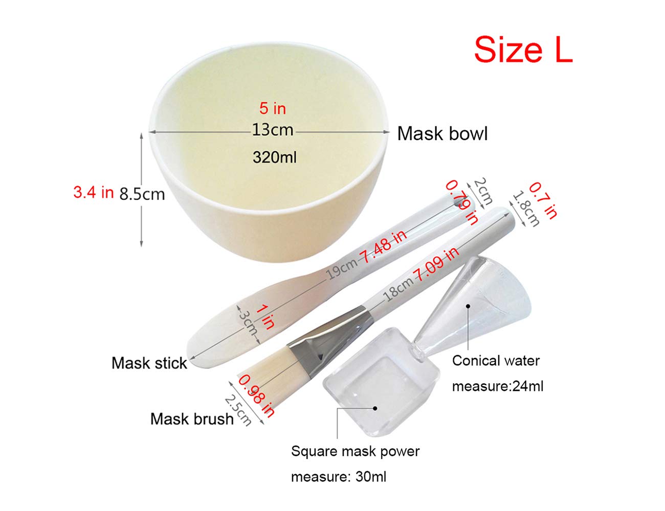 Soft Bowl DIY Kit de herramientas de cuidado de la piel Diseño anti...