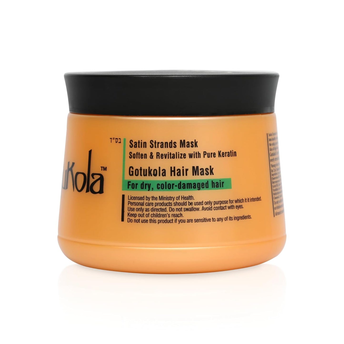 Gotukola Mascarilla capilar de queratina para cabello seco dañado -...
