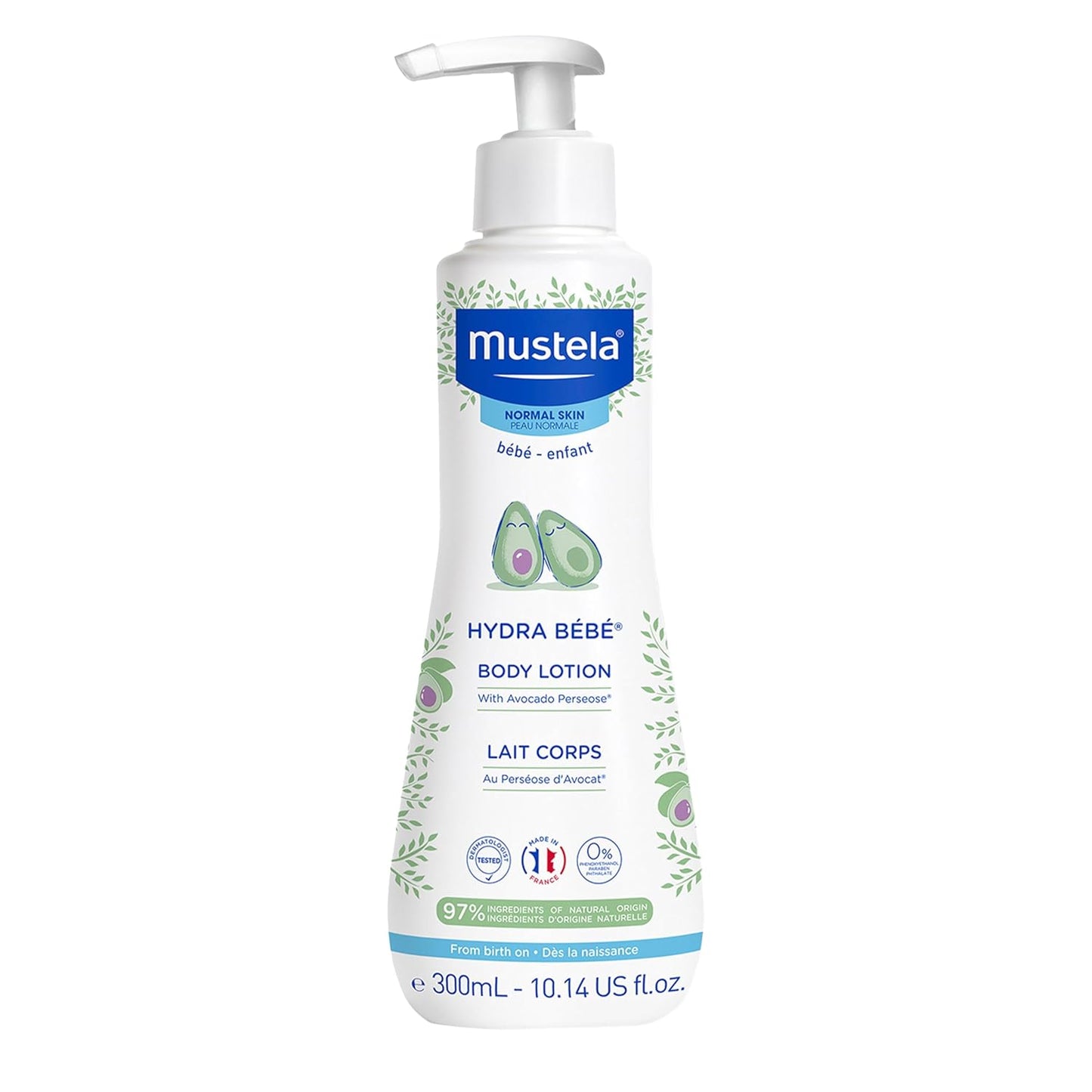Loción corporal Mustela Hydra para bebé \u2013 Loción hidratante de...