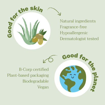 Mustela Agua limpiadora micelar orgánica certificada, limpiador de agua natural sin enjuague con aceite de oliva y aloe vera, para bebés, niños y adultos, sin fragancia, verificado por EWG y vegano, 13.52 onzas líquidas