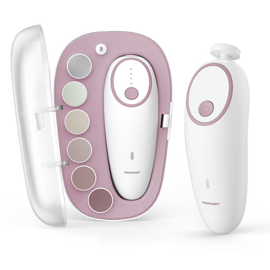 Momcozy Lima eléctrica de uñas para bebé, recortadora de uñas eléct...