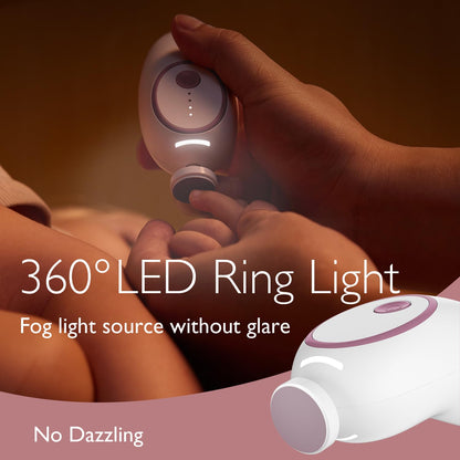 Momcozy Lima eléctrica de uñas para bebé, recortadora de uñas eléct...