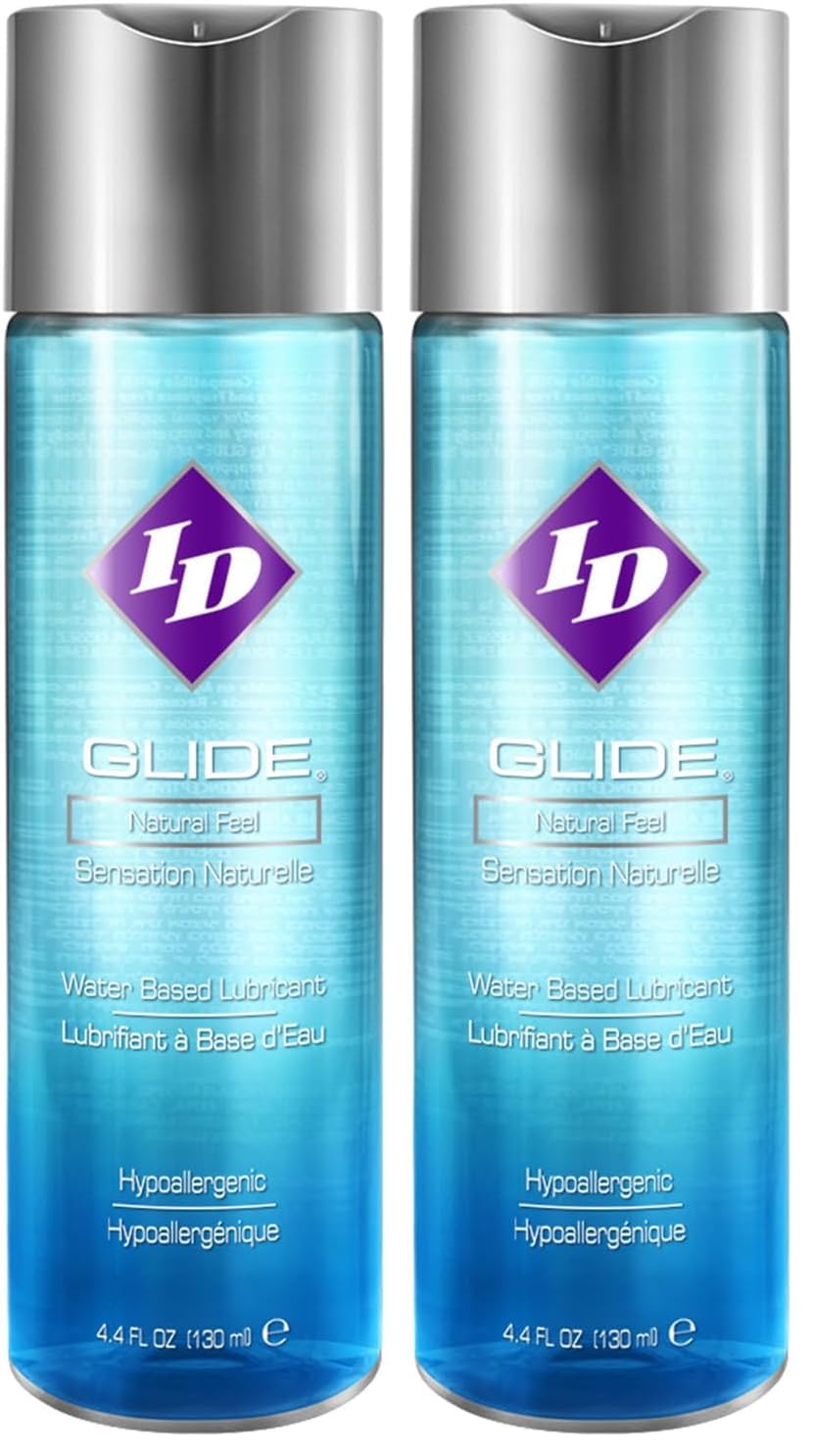 ID Glide Lubricante personal a base de agua Natural Feel de 4.4 onz...