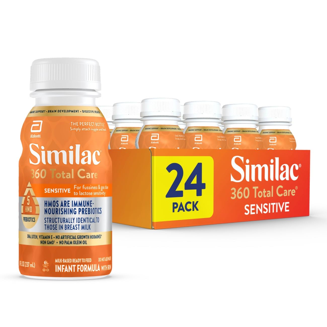 Similac 360 Total Care Fórmula infantil sensible para malestar e hi...