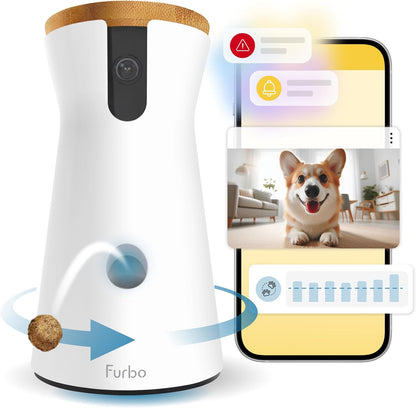 Furbo Cámara para perros de 360° [requiere suscripción] Desbloqueo...