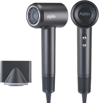 Aptin Secador de pelo iónico, 110 K RPM, 1250 W, secado rápido, cui...