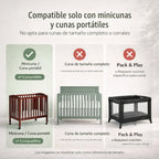 Colchón portátil Dream on Me 3 de tamaño reducido, para cuna, vinil...
