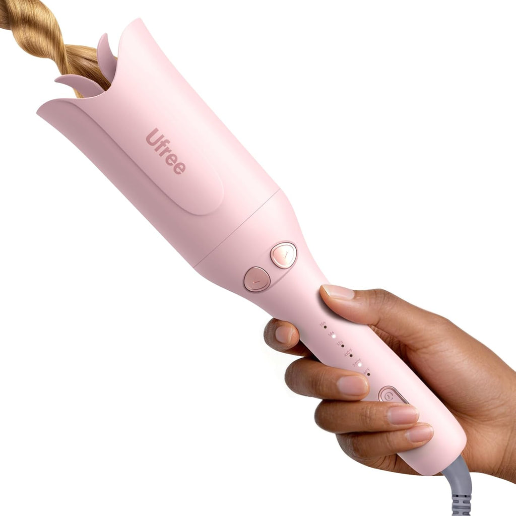 Ufree Rizador giratorio automático, rizador de pelo de 1 pulgada, 3...