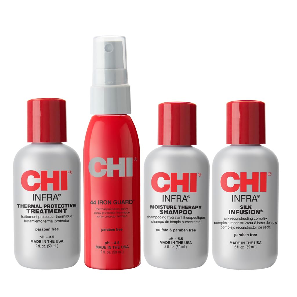 CHI Infra The Essentials Kit, 2 Oz (4 Productos) | Incluye champú i...