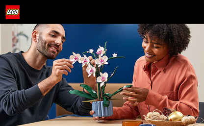 LEGO Botanicals Orchid - Juego de construcción de flores artificiales de interior para el hogar, cocina, decoración de escritorio, adultos a partir de 18 años, regalo para cumpleaños, 10311