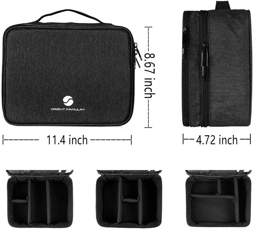 Organizador de electrónica para viajes, bolsa organizadora de cable...