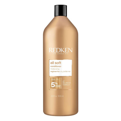 Redken All Soft Conditioner - Moisturizes &amp; Hydrates Dry, Britt...