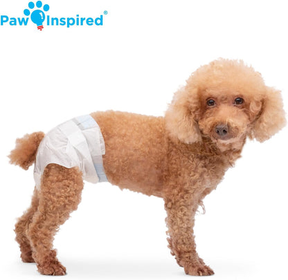 Paw Inspired 32 unidades Pañales desechables para perros | Pañales...