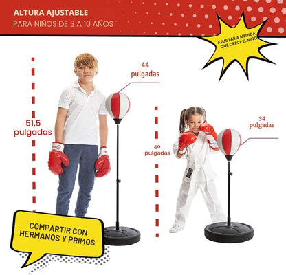 Whoobli Punching Bag for Kids and Toddler Incl Boxing Gloves| 3 4 5...