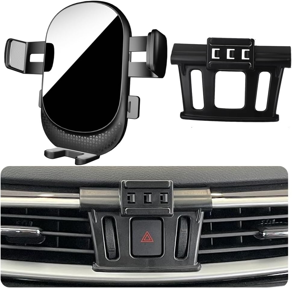 Soporte de teléfono de coche para Nissan Murano, accesorios de automóvil [solo para Murano 2015-2024] [bloqueo automático manos libres, soporte de teléfono celular para automóvil compatible con iPhone