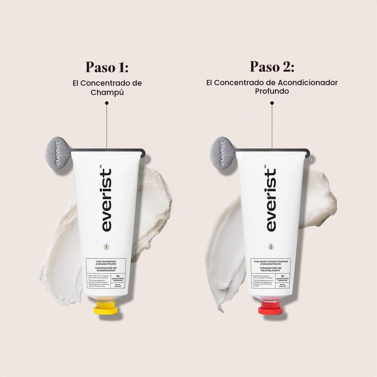 Everist Haircare Meets Skincare Set Champú y acondicionador profund...