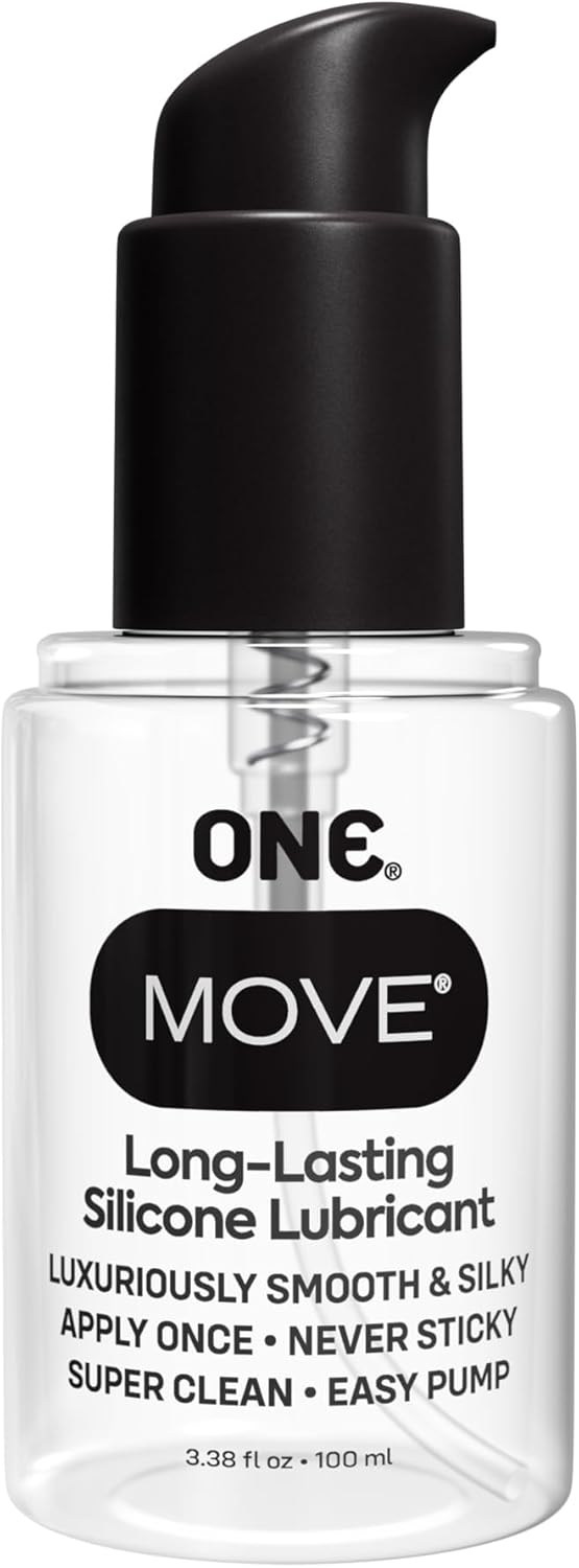 One Condones One Move Lubricante, 3.4 fl oz, paquete de 3