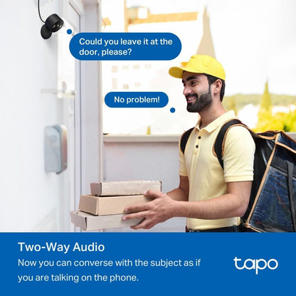 Cámara de seguridad Tapo para interiores\/exteriores de 1080p - Det...