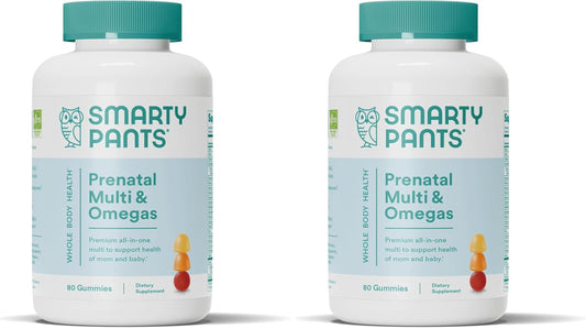 SmartyPants Vitaminas prenatales para mujeres, gomitas multivitamín...