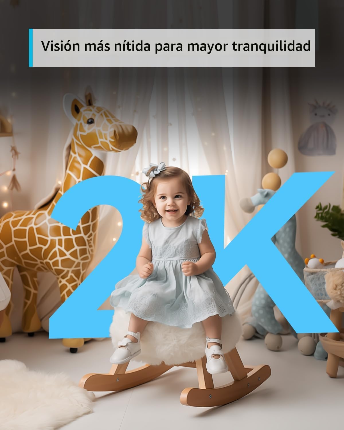 blurams Cámaras 5G para seguridad en el hogar, cámara 2K para masco...