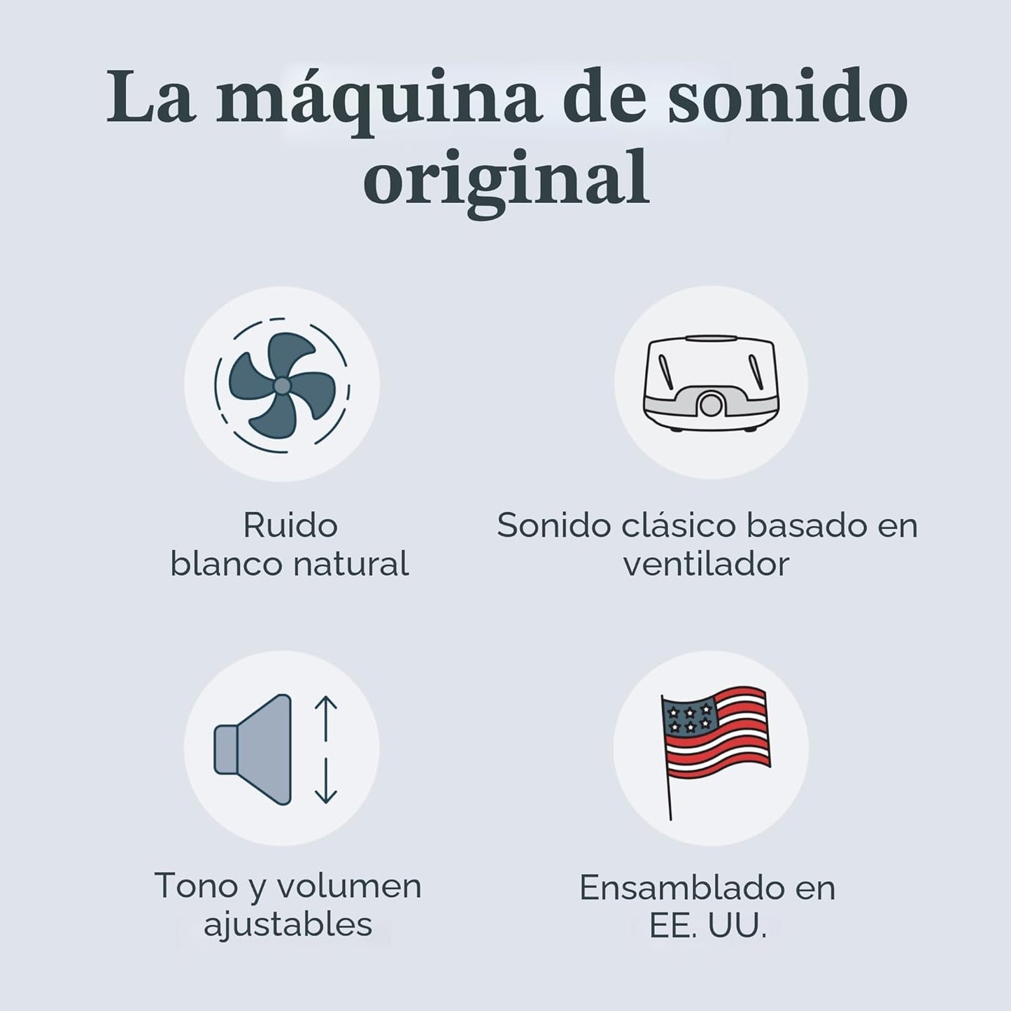 Marpac, máquina de sonido de ruido todo natural, M1DSUSWH, Paquete...