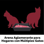 Arena para gatos Arm & Hammer, apelmazante y sellador