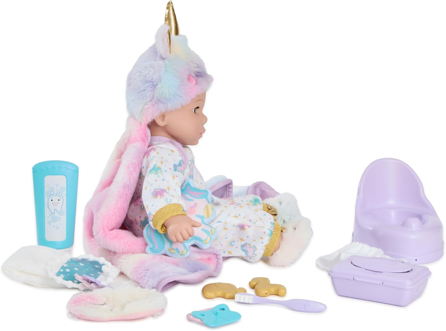Madame Alexander Set de Juego Deluxe de Muñeca Bebé Unicornio Sweet...
