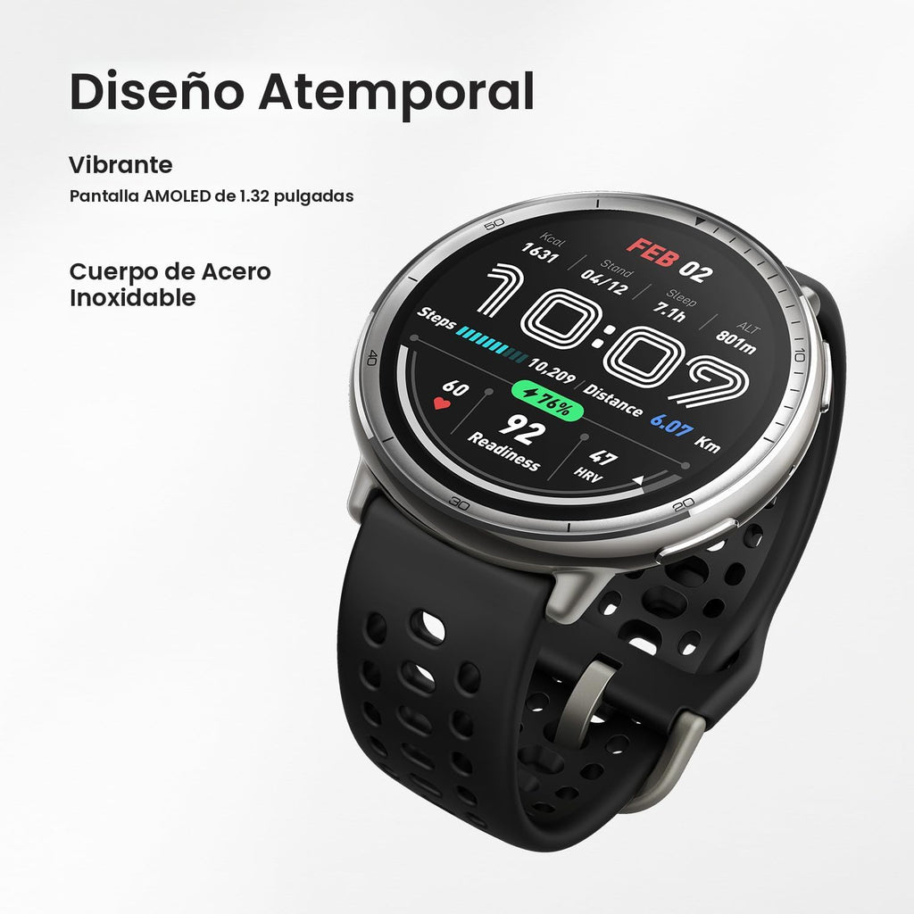 Amazfit Active 2 Sport - Reloj inteligente para Android y iPhone, 4...