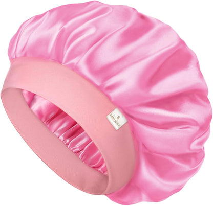 YANIBEST Gorro de seda para hombres y mujeres, gorro de satén de do...
