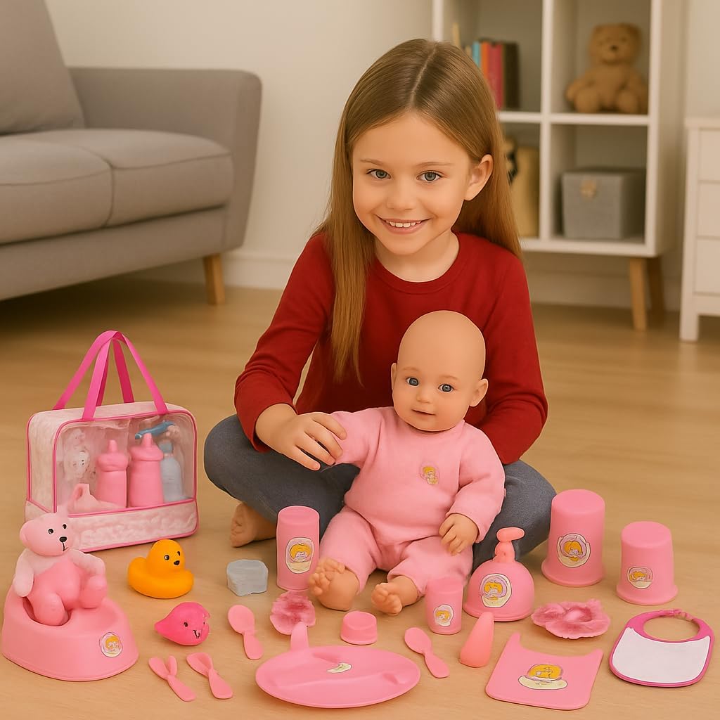 fash n kolor My Sweet Baby Muñeca que Desaparece Juego de Alimentac...