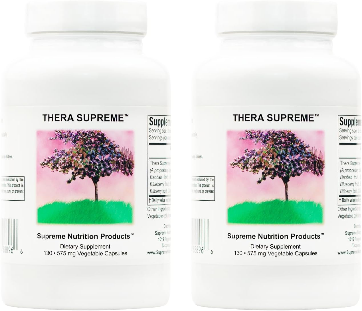 Supreme Nutrition Thera Supreme, 130 cápsulas vegetarianas combinad...